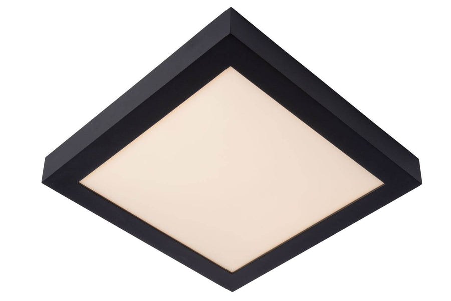 Plafonnier Brice noir, L 30 cm