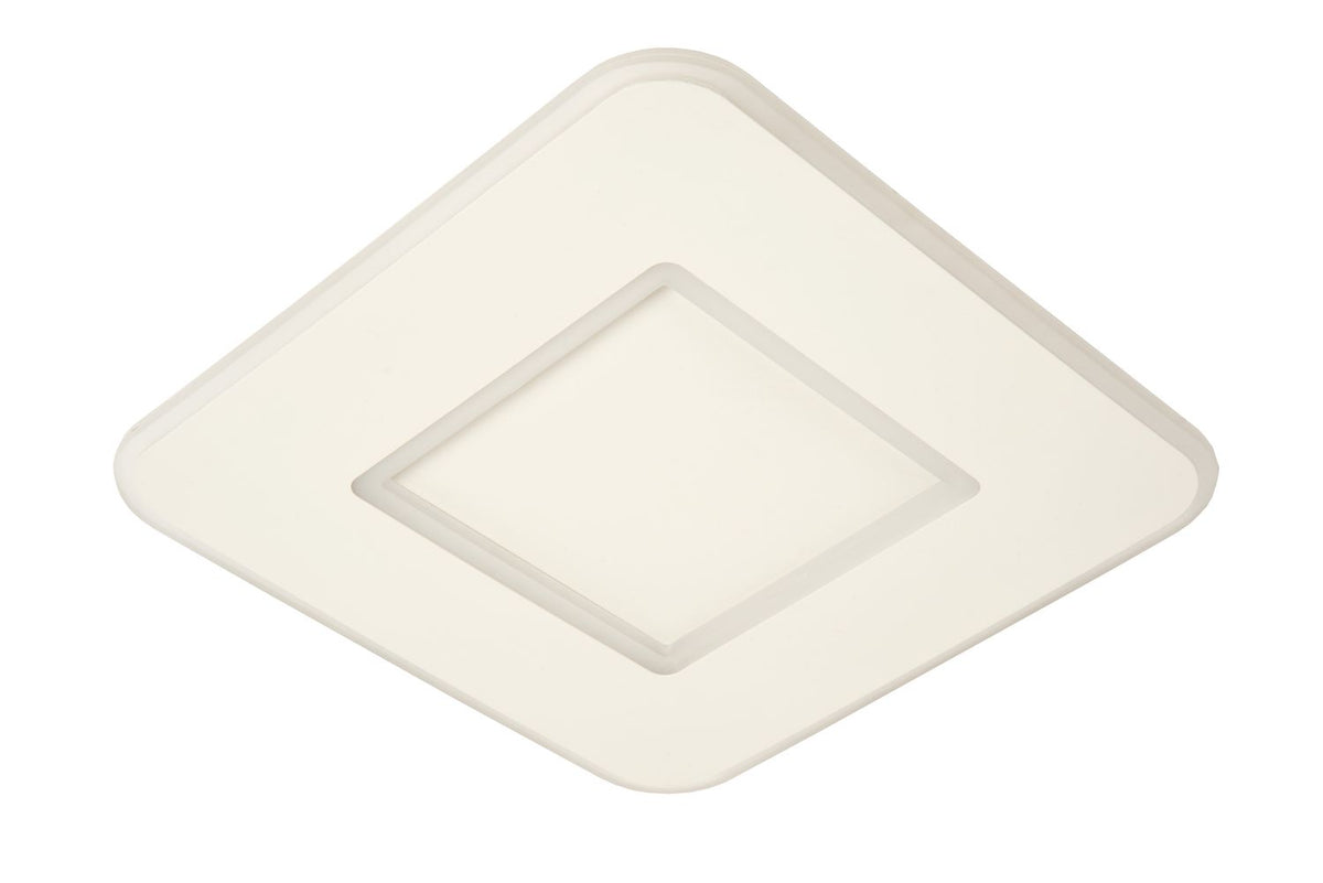 Plafonnier Axelle blanc, L 39,4 cm