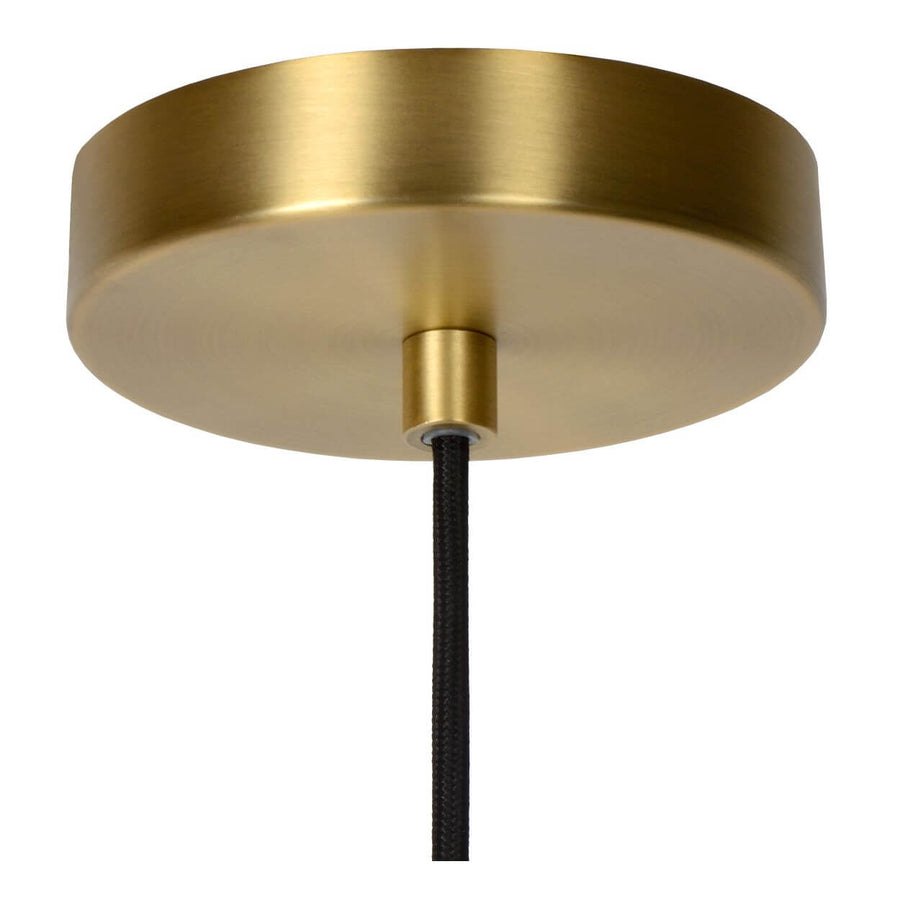 Suspension Maloto ambrée et dorée mat, verre (45386/20/62)