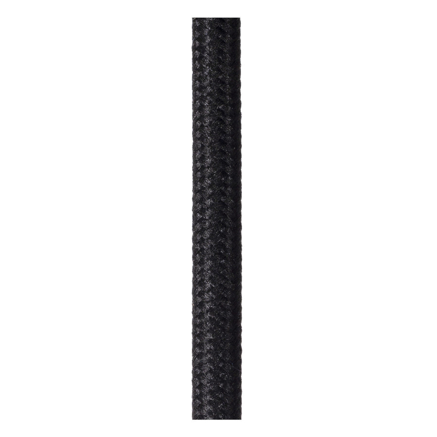 Suspension Eloise 3 lumières noire, verre