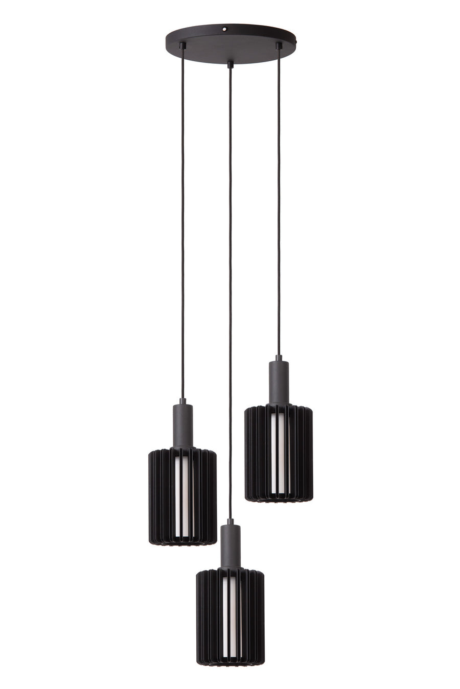 Suspension Lambres 3 lumières noire (45410/13/30)
