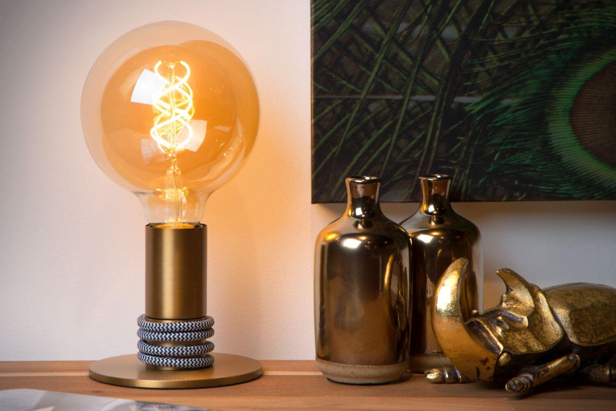 Lampe à poser Marit dorée mat