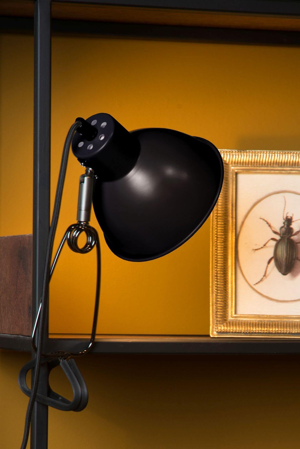 Lampe de bureau Moys noire