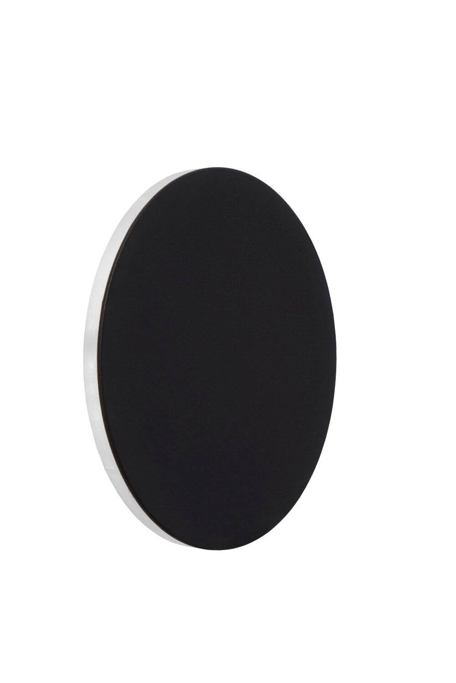 Applique murale Eklyps noire, Ø 15 cm