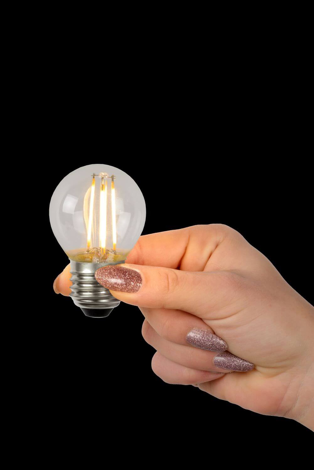 Ampoule LED E27 à filament transparente, 4 W | Lucide