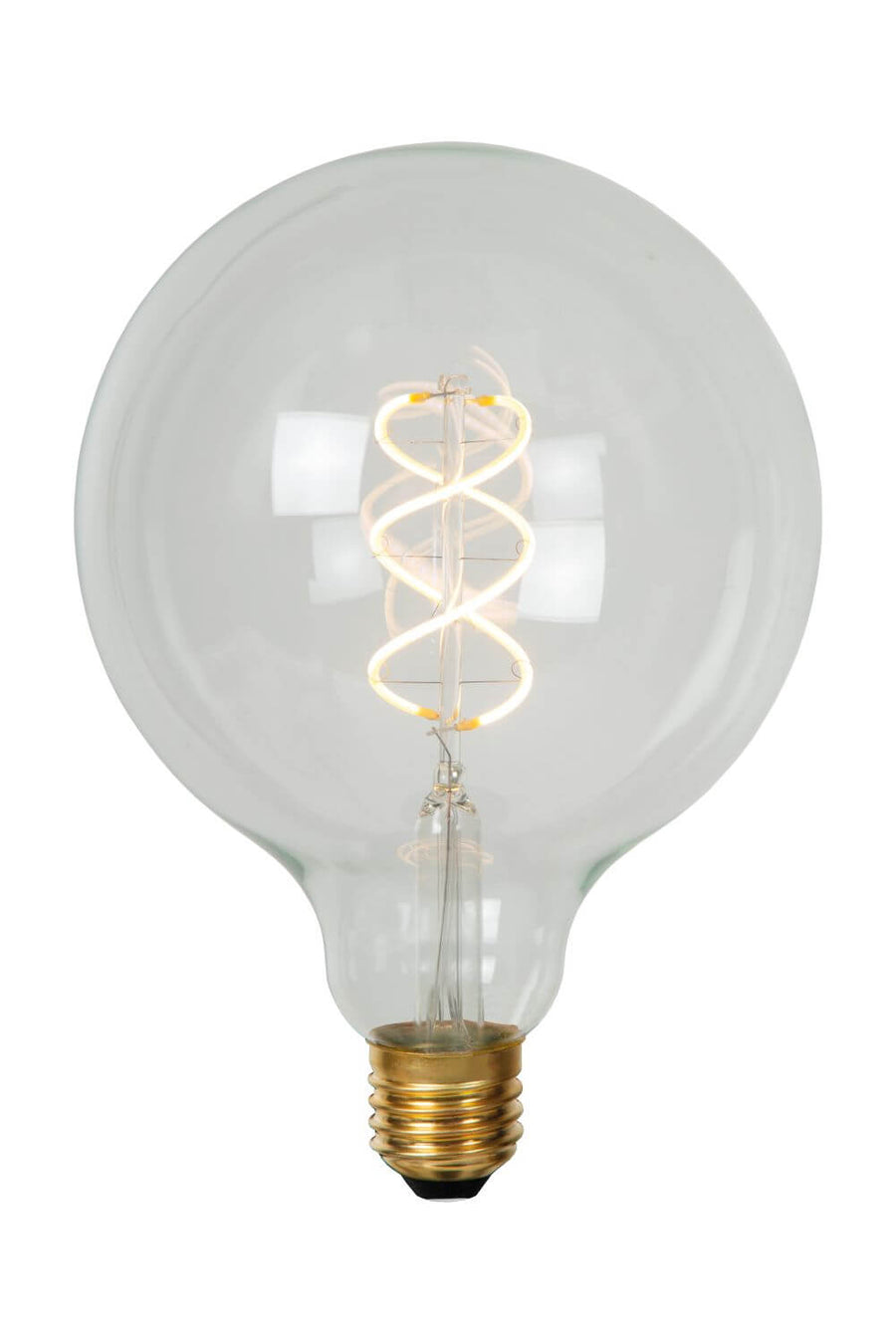 Ampoule LED E27 globe à filament transparente, 5 W | Lucide (49033/05/60)