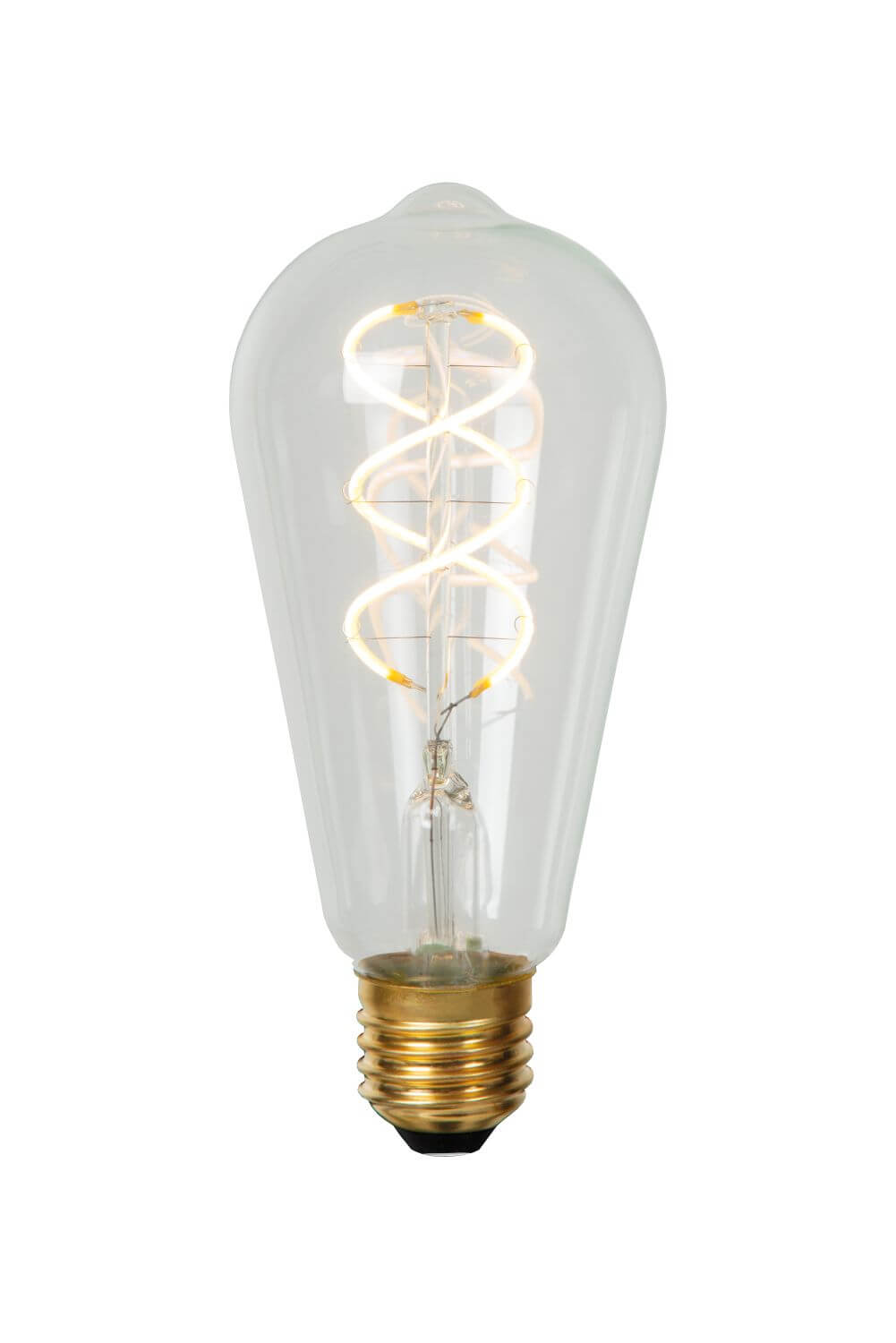 Ampoule LED E27 à filament transparente, 4,9 W | Lucide