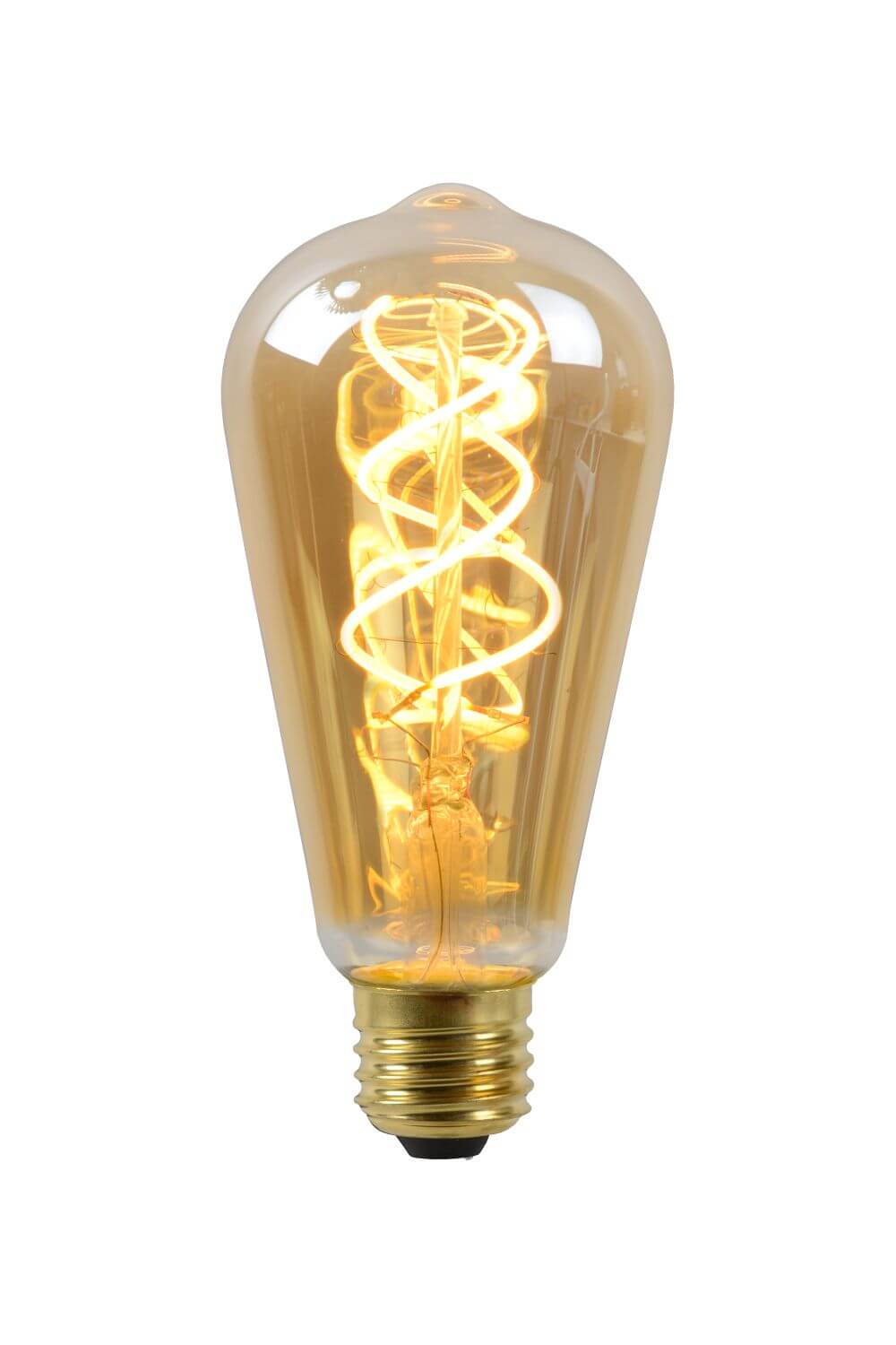 Ampoule LED E27 à filament ambrée, 4,9 W | Lucide (49034/05/62)