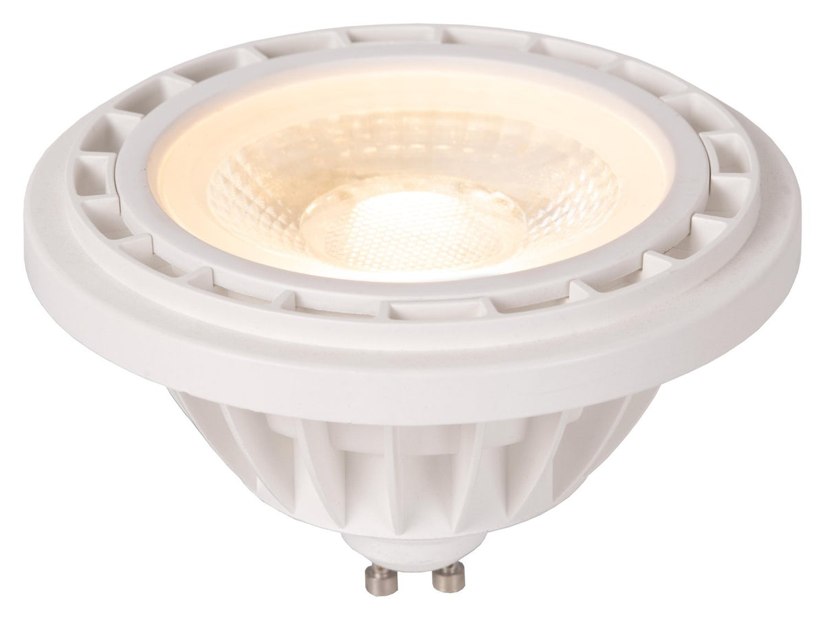 Ampoule LED GU10 réflecteur blanche, 12 W | Lucide