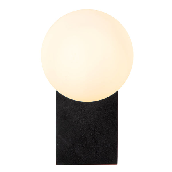 Applique murale Tassa noire, verre