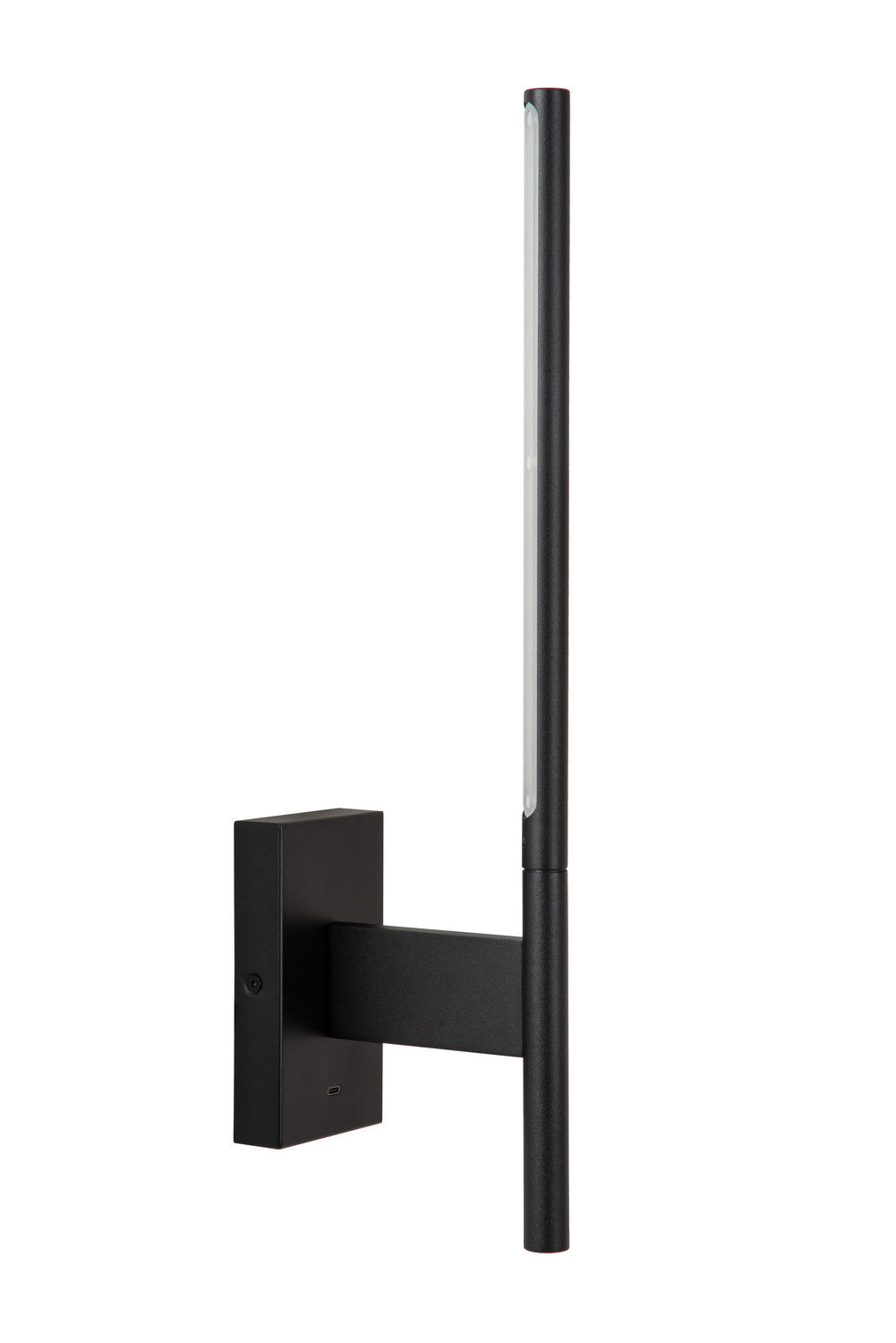 Applique murale Finan noire, H 48 cm
