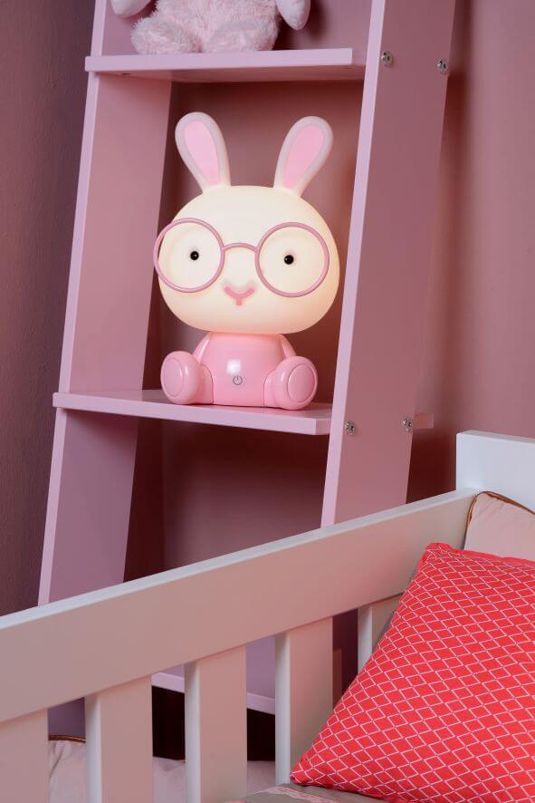 Lampe à poser Dodo Rabbit rose