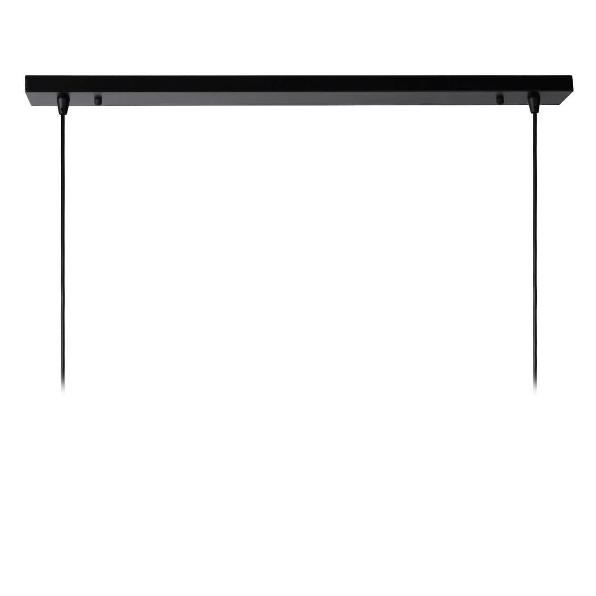 Suspension Dikra 2 lumières noire