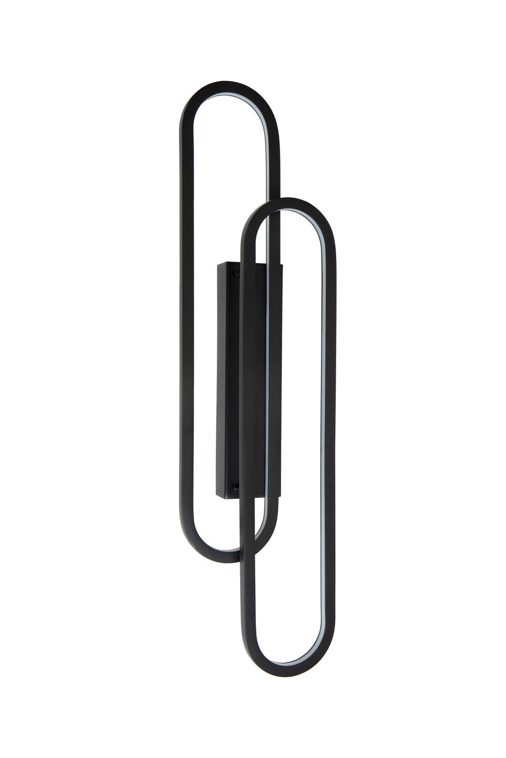 Applique murale Thelma noire, H 75 cm