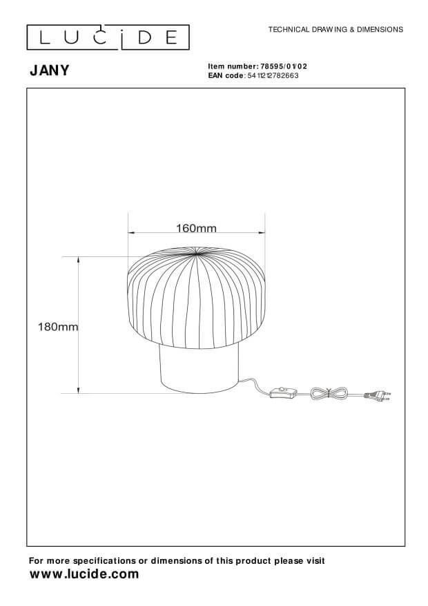 Lampe à poser Jany dorée mat et fumée, verre