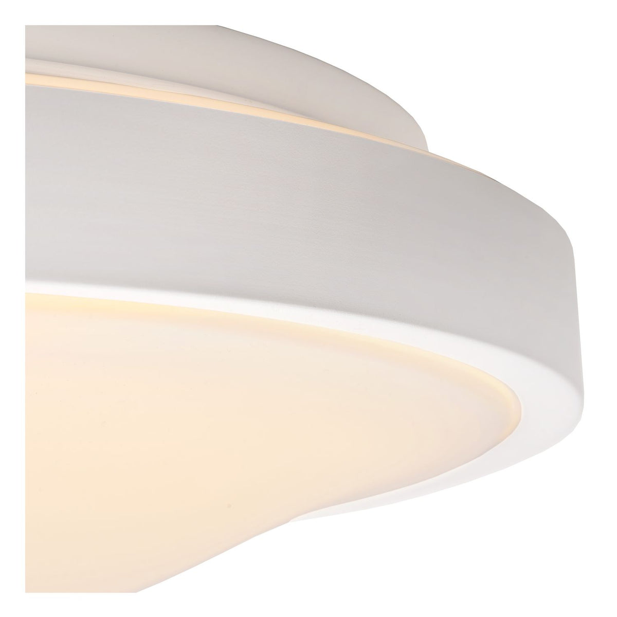 Plafonnier Dasher blanc, Ø 29,3 cm