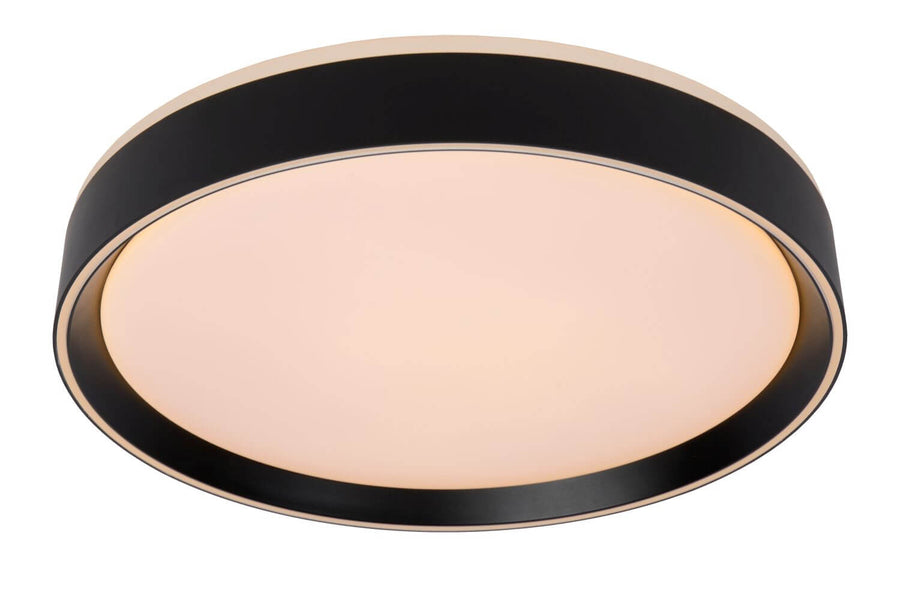 Plafonnier Nuria noir, Ø 40 cm