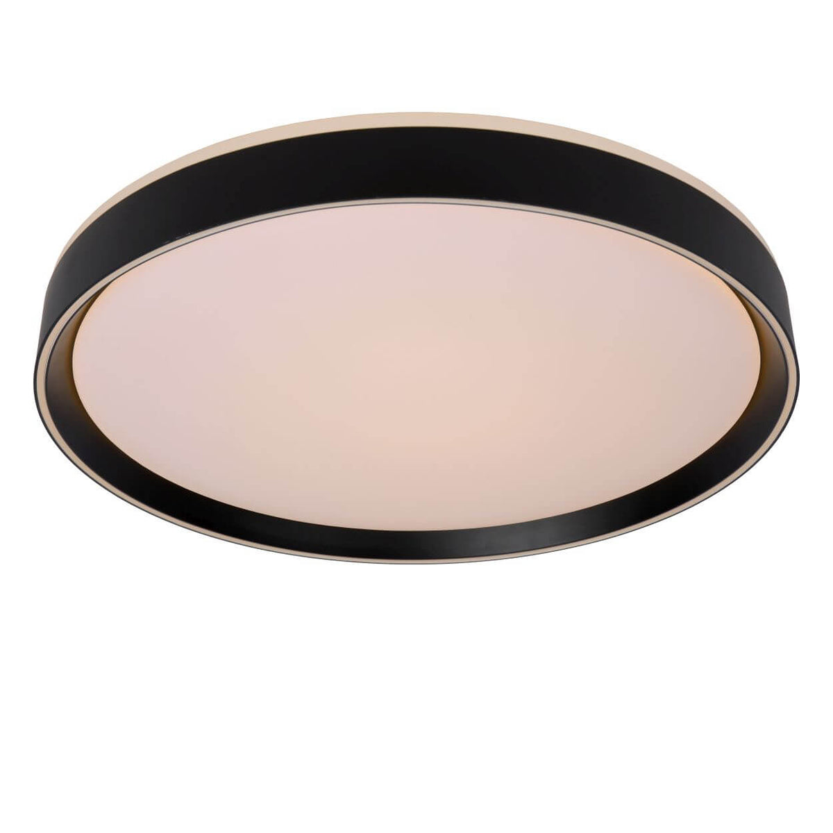 Plafonnier Nuria noir, Ø 50 cm