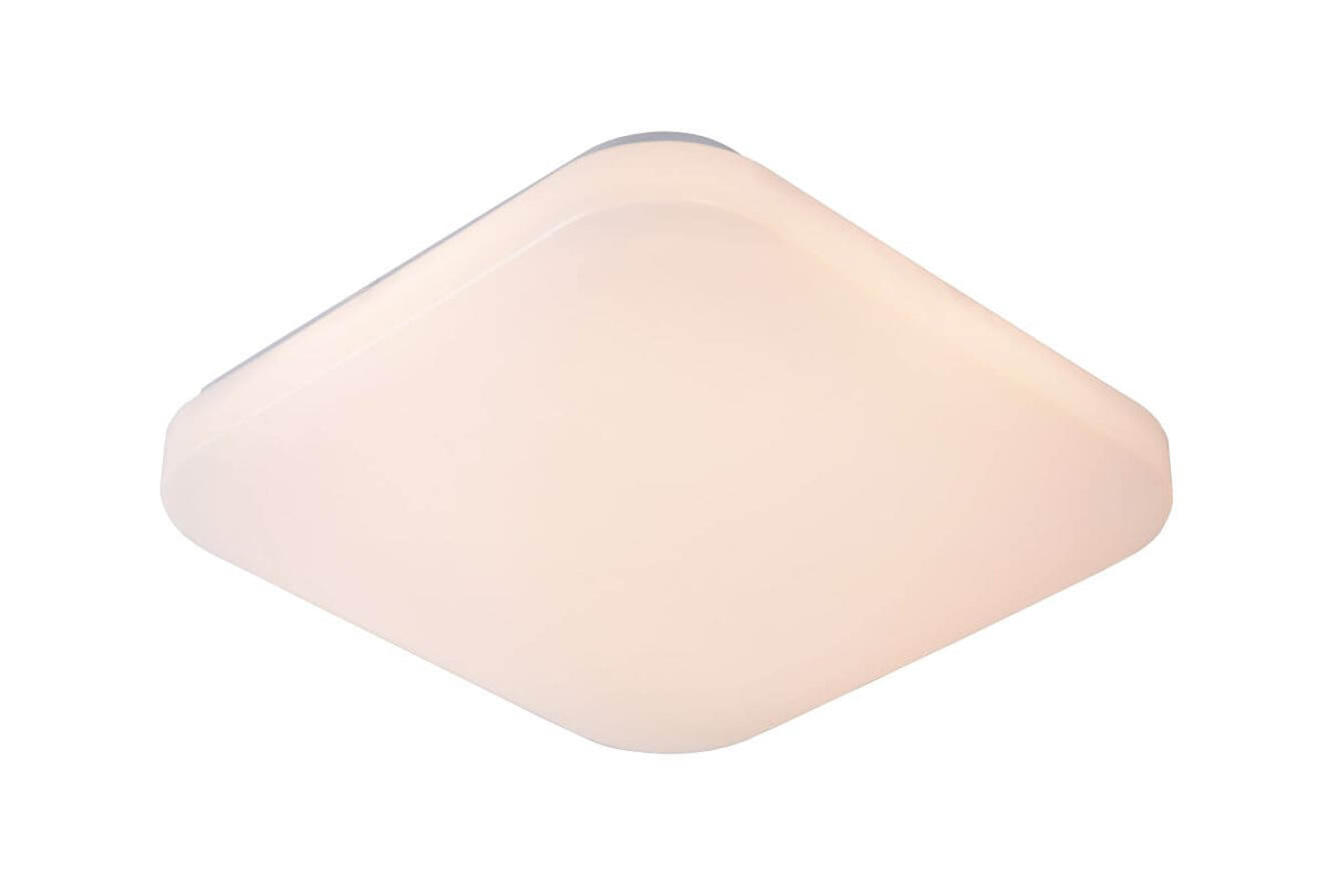 Plafonnier Otis opale, L 33 cm