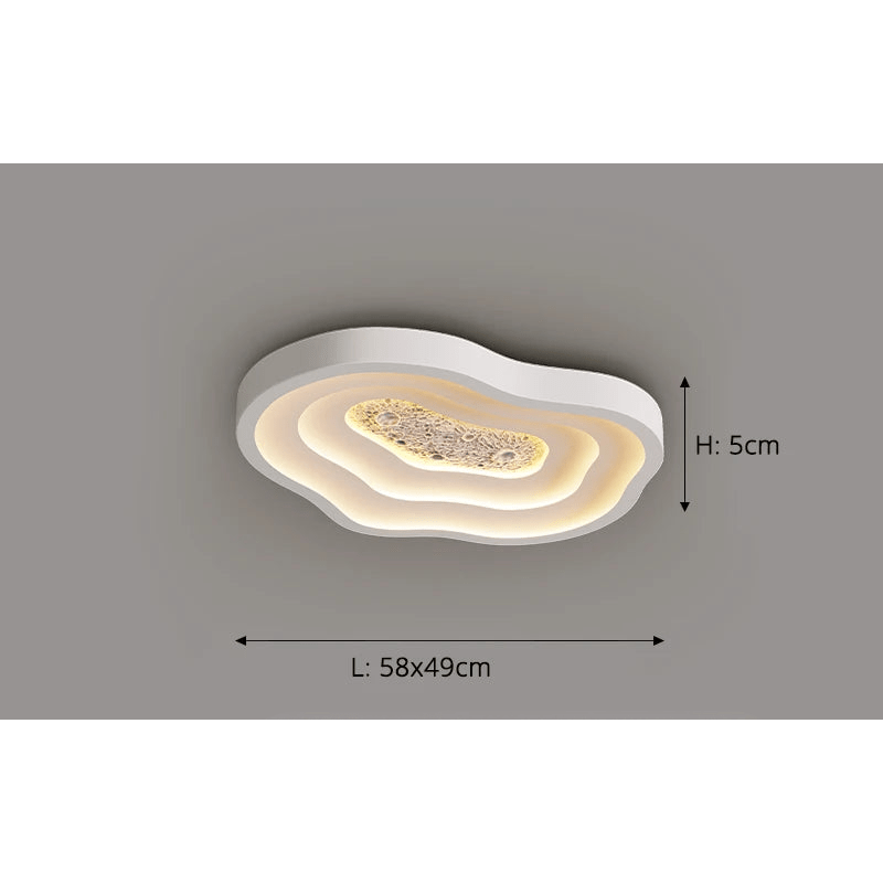 Luminaire Chambre Enfant Astronautes | Oris - Designix Plafonnier Ovale 3 couleurs Interrupteur