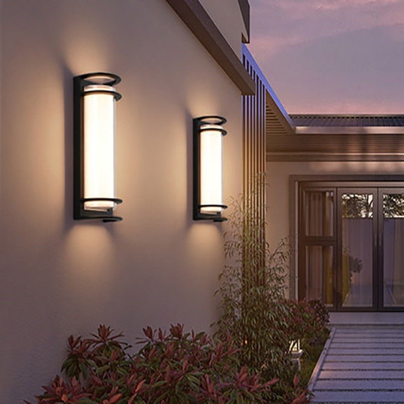 Luminaire Extérieur Jardin | Dyla - Designix Luminaire Exérieur Noir/Blanc