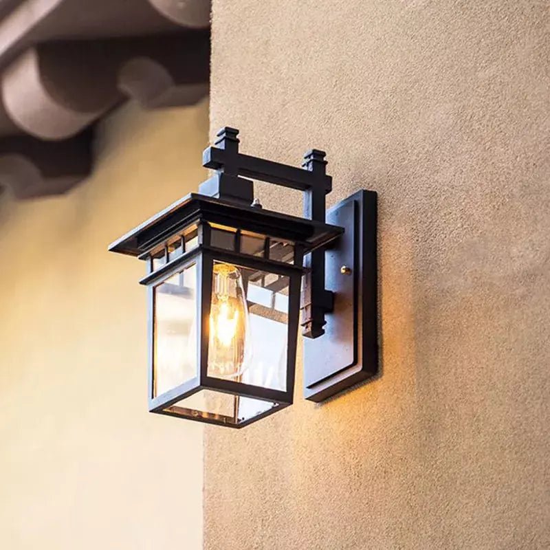 Luminaire Extérieur Mural Vintage | CharmeRétro - Designix Applique murale extérieur Noir