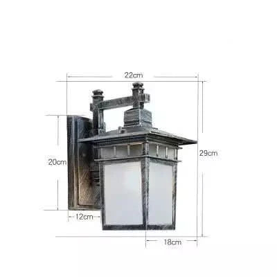 Luminaire Extérieur Mural Vintage | CharmeRétro - Designix Applique murale extérieur Noir