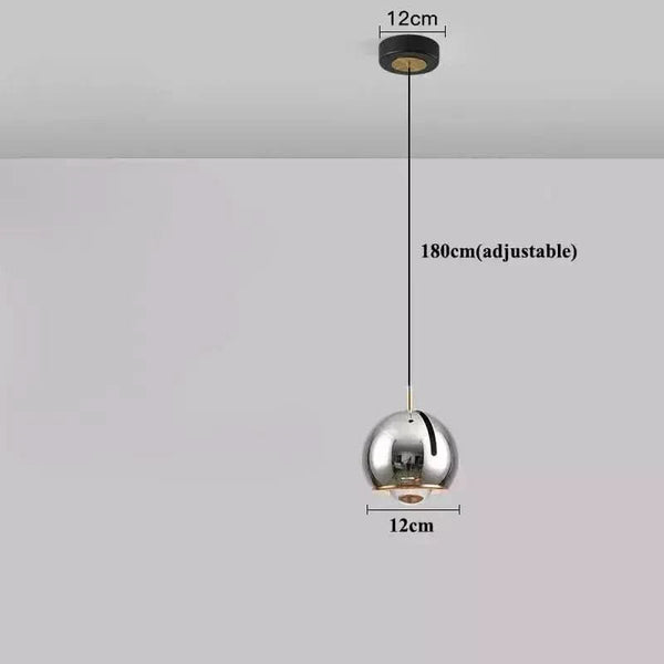 Luminaire Suspension Boule Réglable | Éclat Moderne