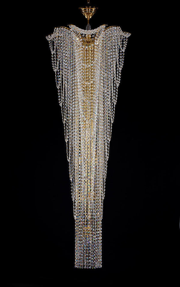 Suspension spirale en cristal L445CLN
