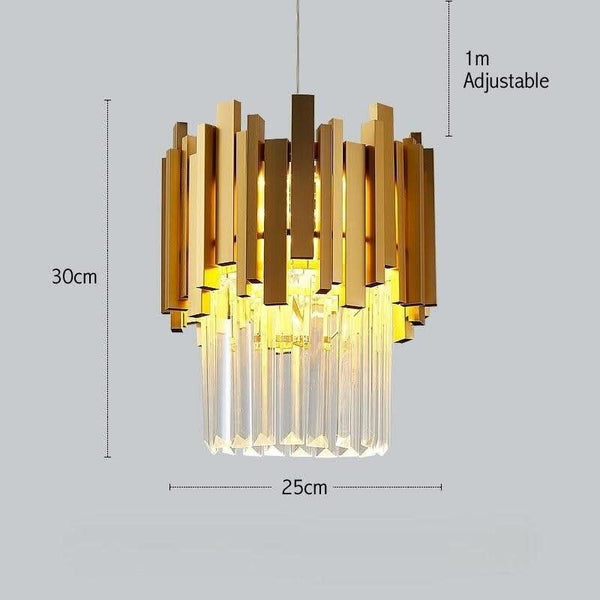 Lustre Cristal Moderne | Éclat Prismique