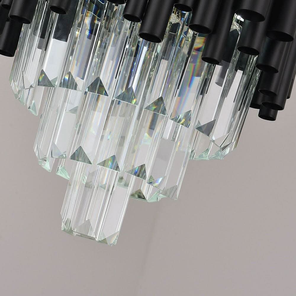 Lustre Cristal Suspendu LED | Qato - Designix Suspension luminaire Modèle - 1 1PC Lumière chaude