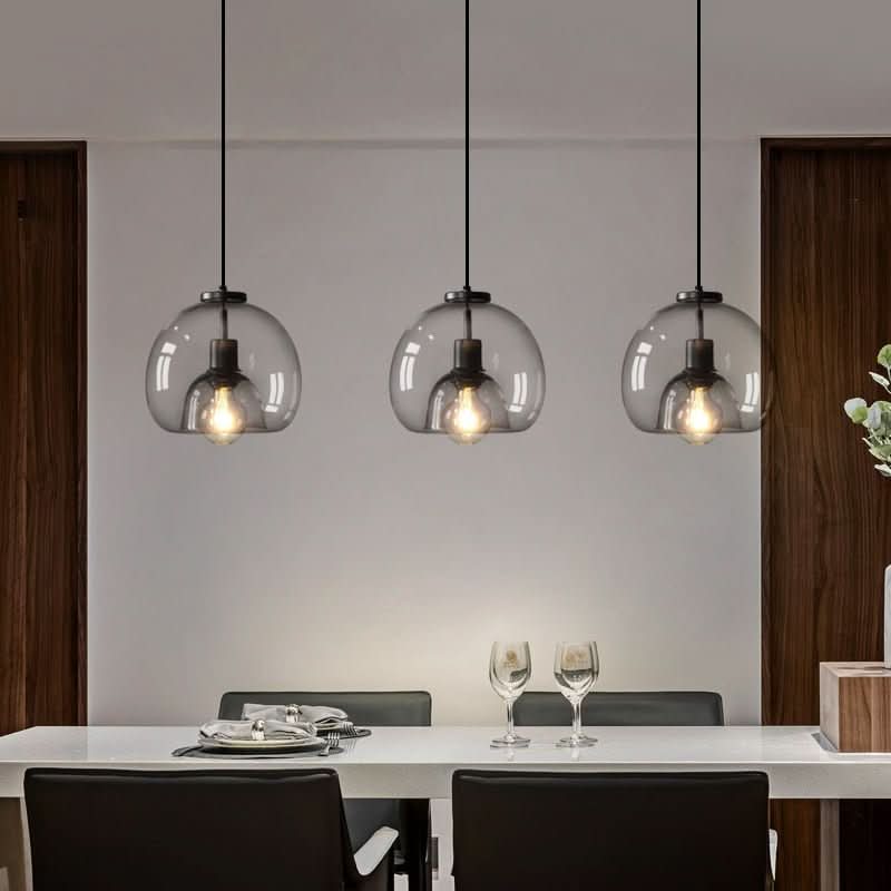 Lustre Filaire Noir | Pera - Designix Lustre Noir Ligne