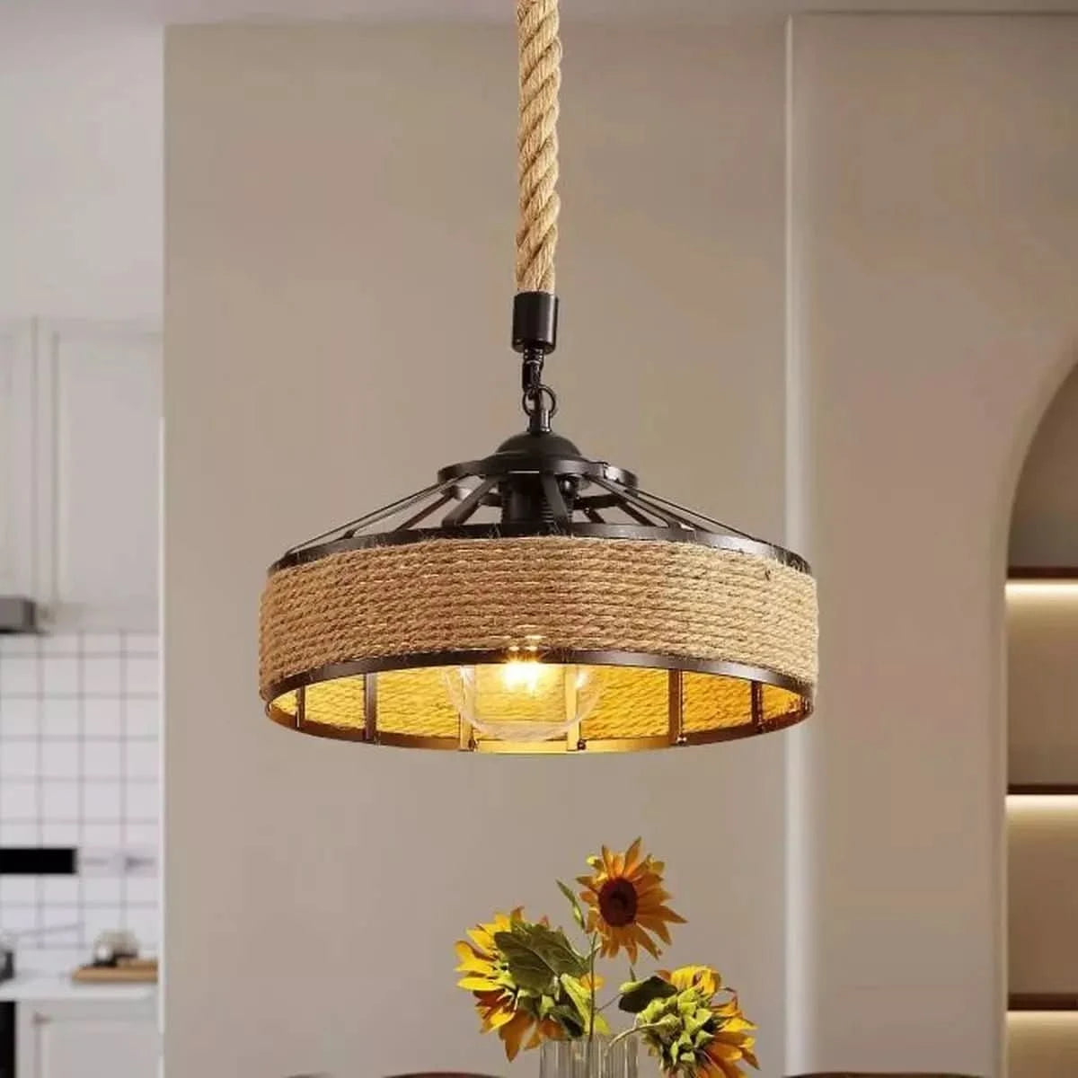 Lustre Industriel Vintage Classico | Éclat Rétro - Designix Suspension luminaire