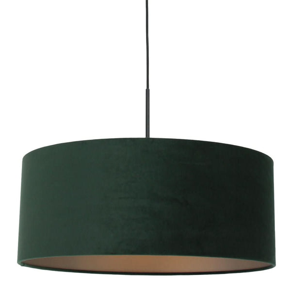 Lustre Moderne Velours Vert Noir | Yaro