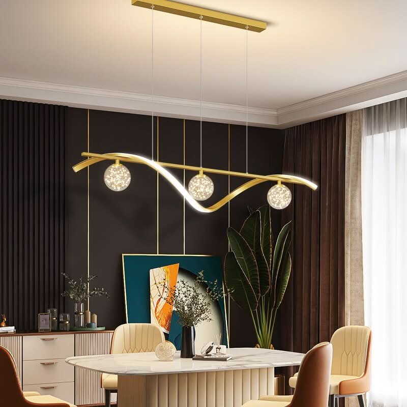 Lustre Noir Design | Olye - Designix Lustre Or
