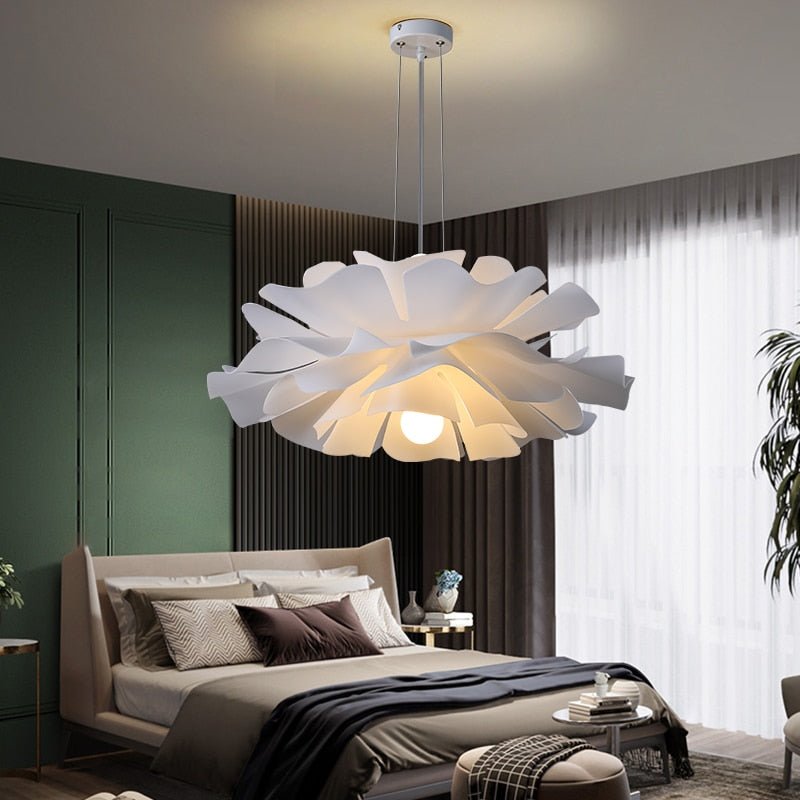 Lustre Pétale | Sile - Designix Lustre Blanc 60 cm