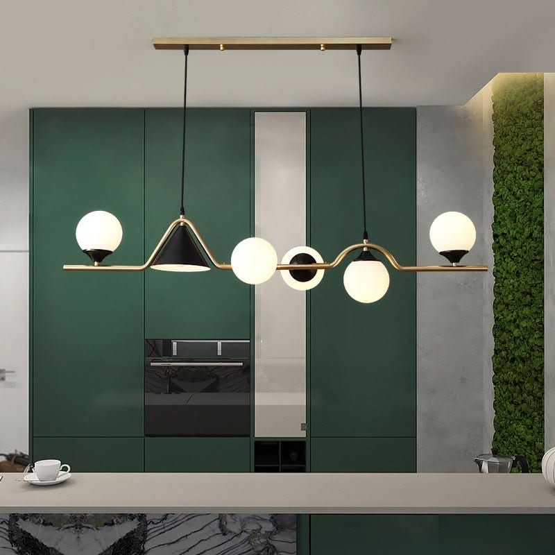 Lustre Salon Design | Zola - Designix Lustre Or 120 cm