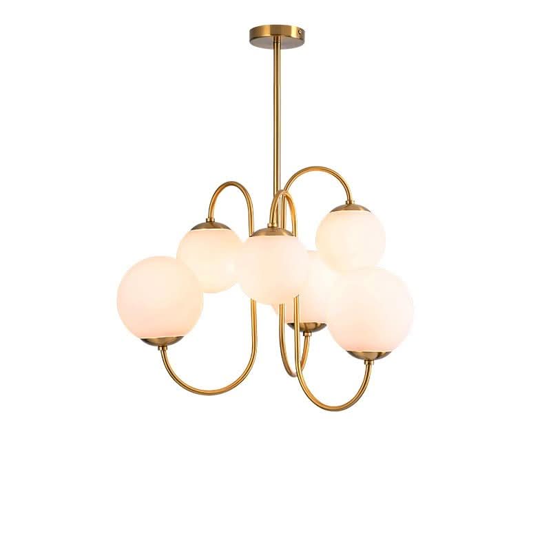 Lustre Séjour | Zola - Designix Lustre Or 6 Têtes