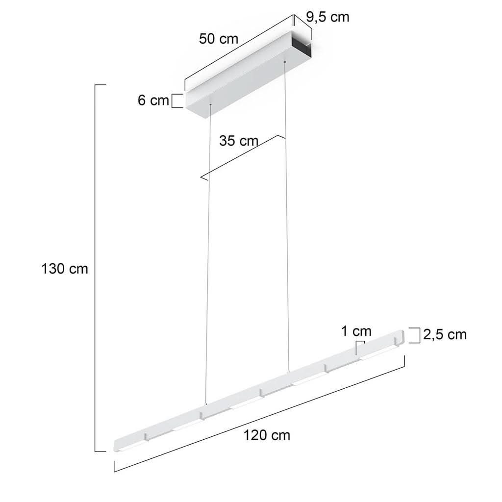 Lustre Suspendu Acier Moderne | Faro - Designix Suspension Luminaire