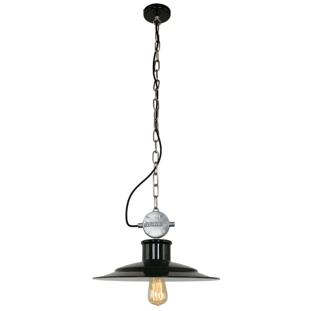 Lustre Suspendu Industriel Noir | Iyle - Designix Suspension Luminaire
