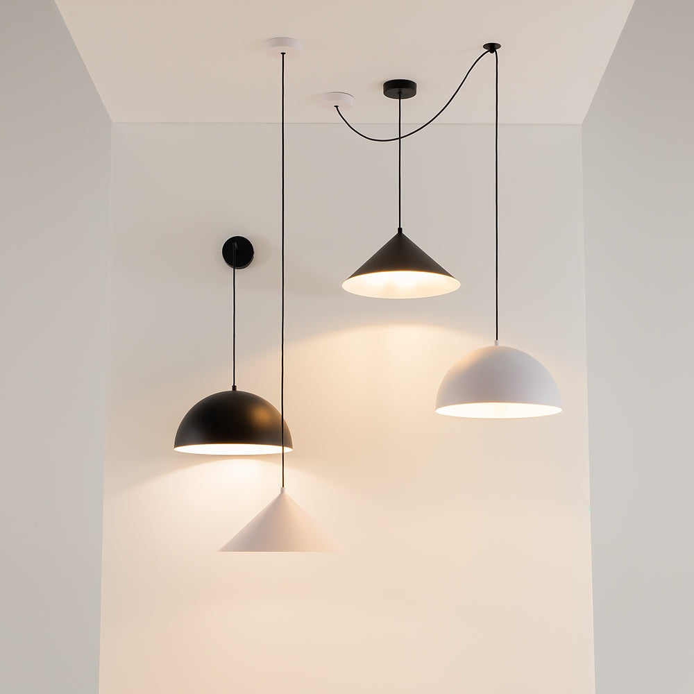 Basic colors Suspension luminaire blanc