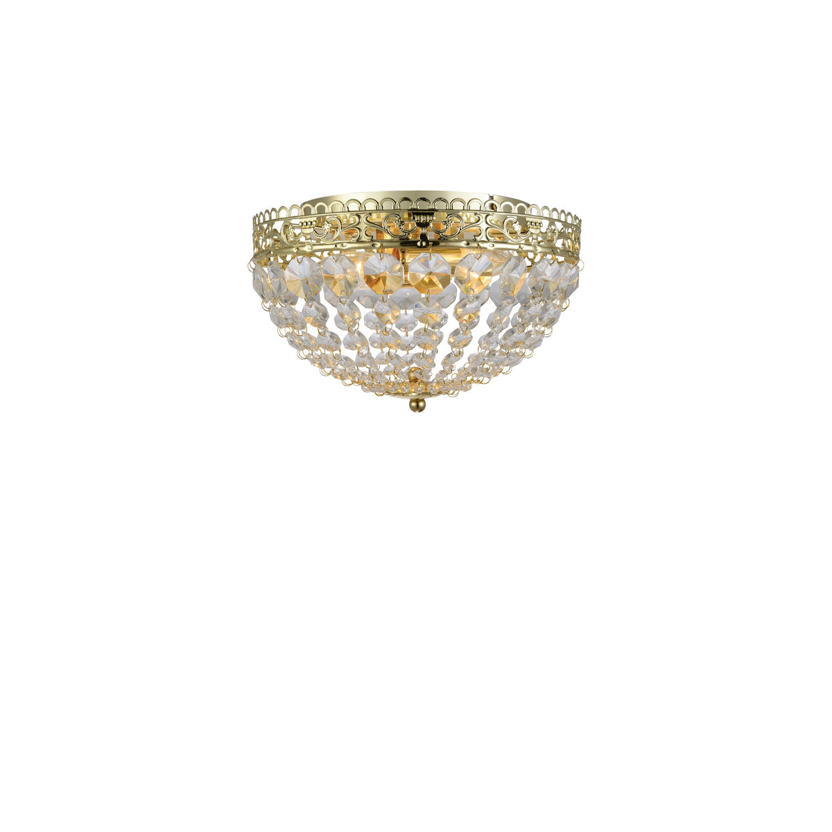 Plafonnier Saxholm 2 lumières en cristal