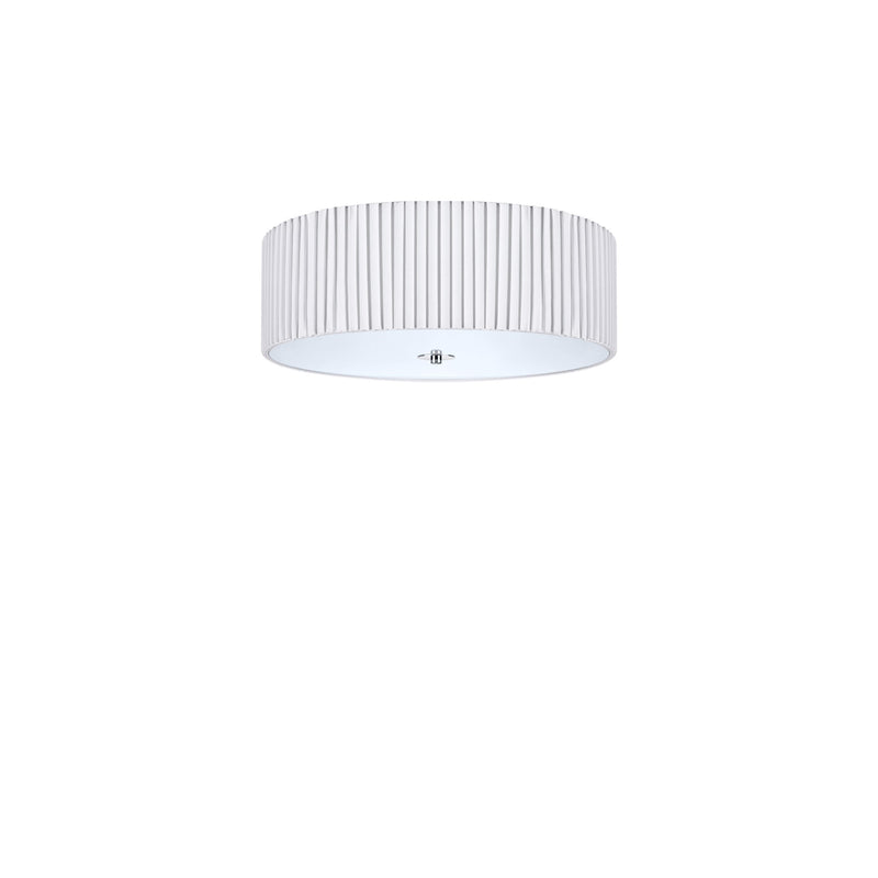 Plafonnier Jackie 3 lumières blanc 45 cm