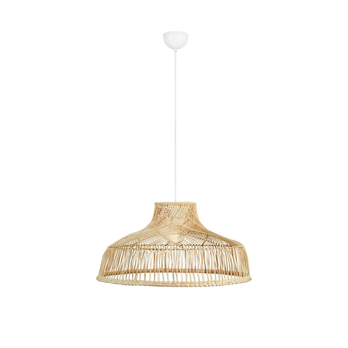 Suspension Bali en rotin naturel IP44