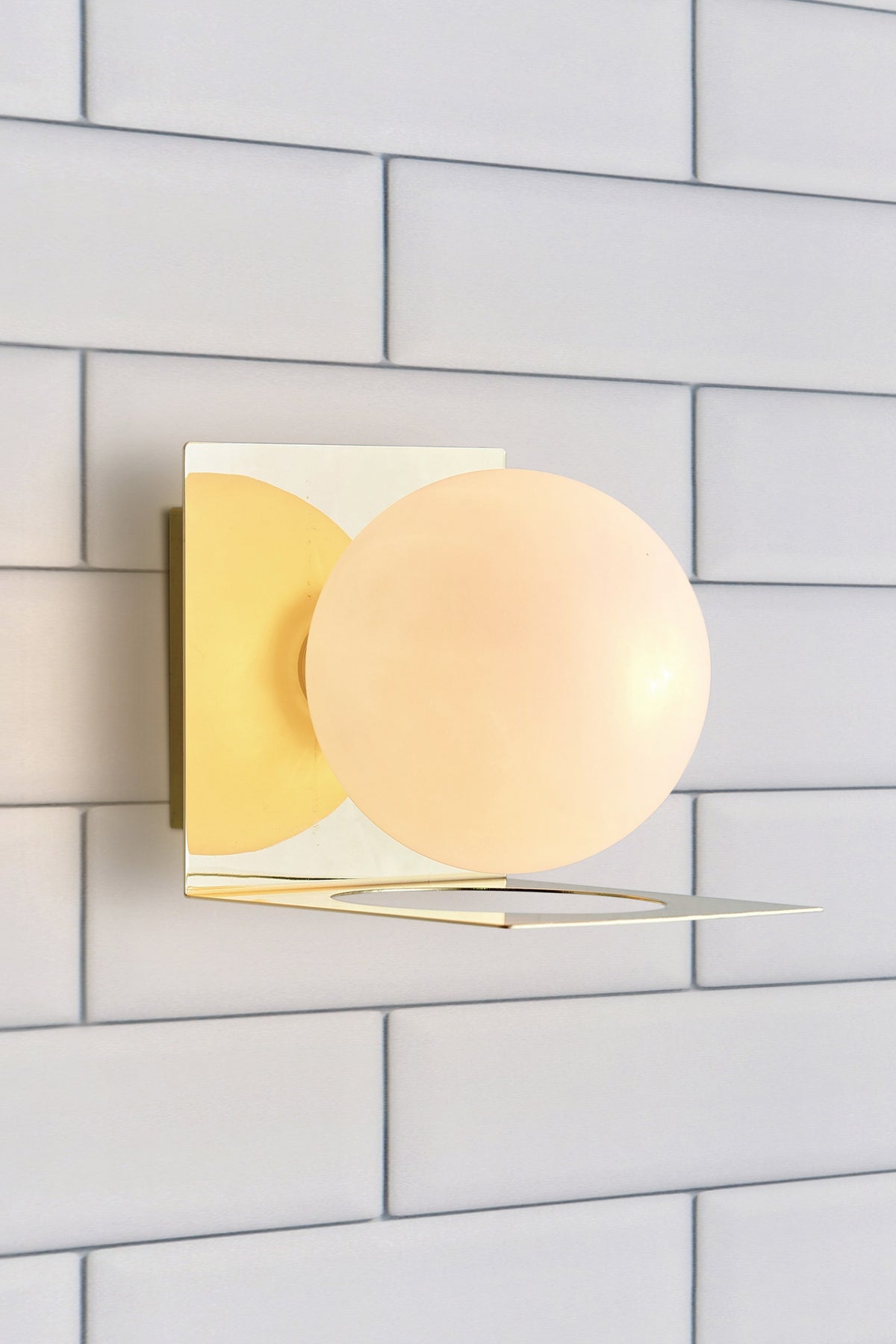 Applique de salle de bain Zenit en verre