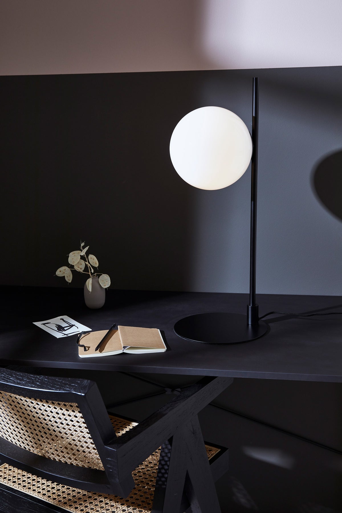 Lampe à poser Dione en verre