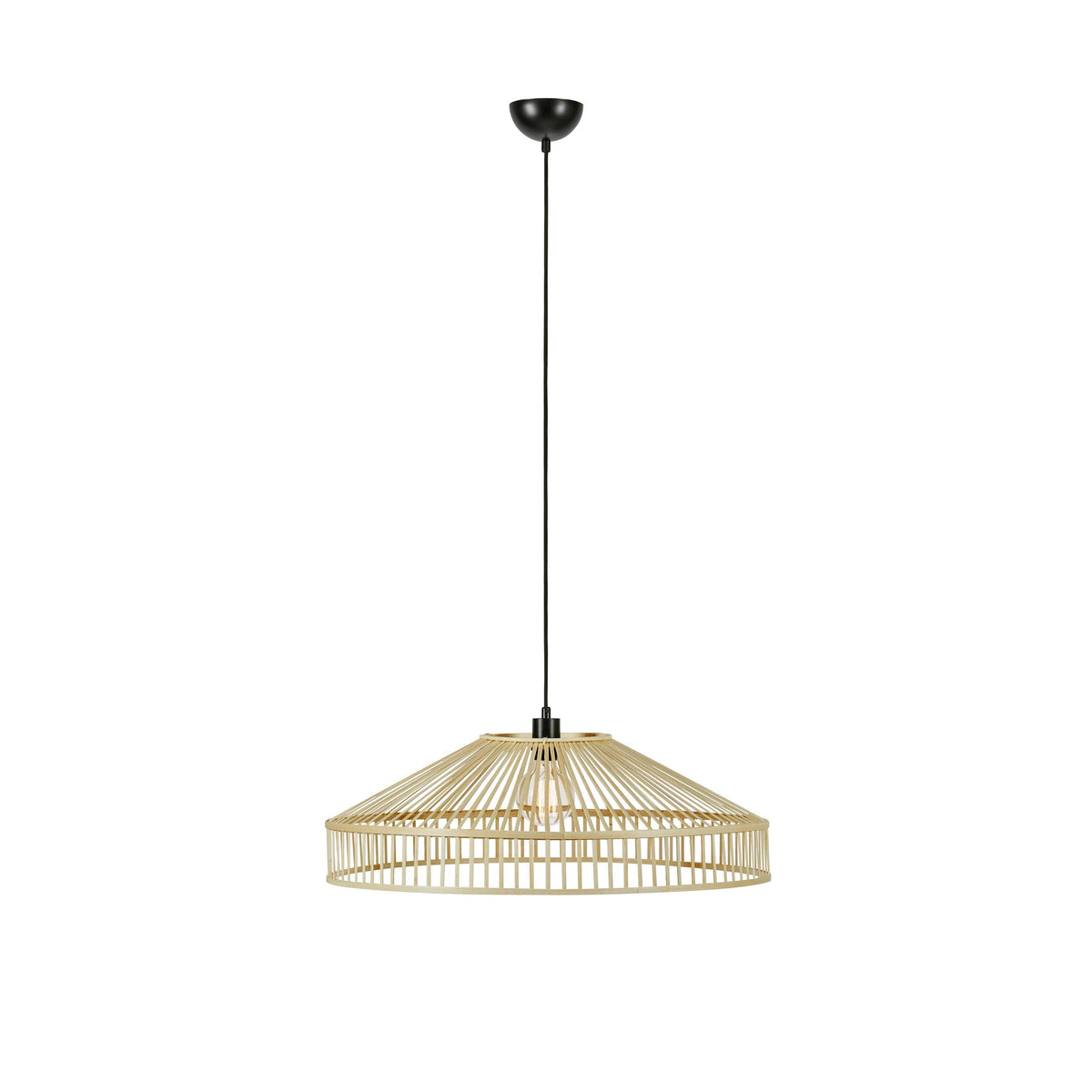 Suspension Tapa en bambou naturel