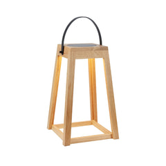 Lanterne solaire Nordic en chêne IP44