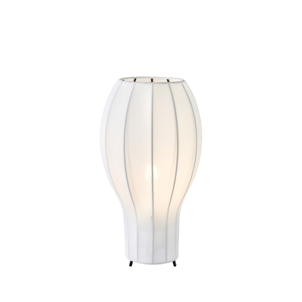 Lampe à poser Globo blanche et noire