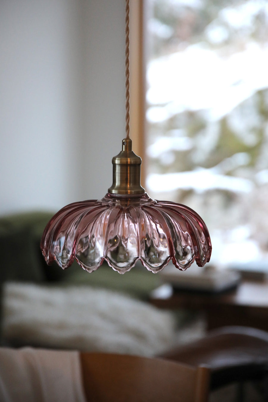 Suspension Kurage en verre